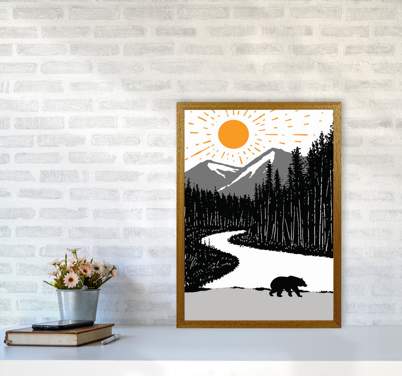 Bear By The River Art Print by Jason Stanley A2 Print Only