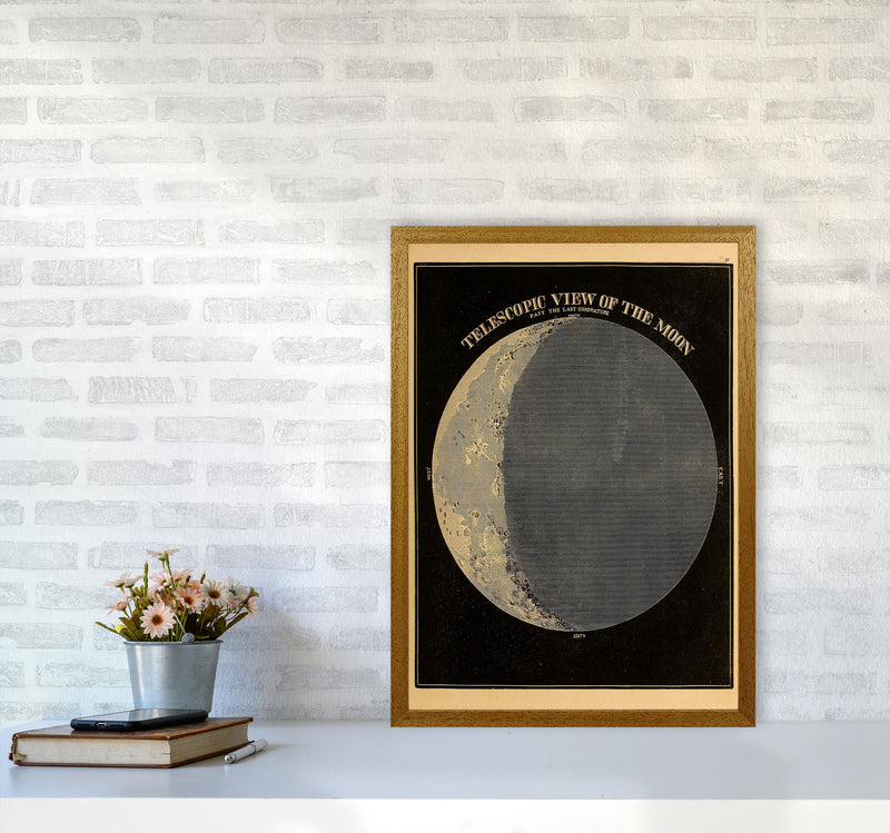 Telescopic View Of The Moon Art Print by Jason Stanley A2 Print Only