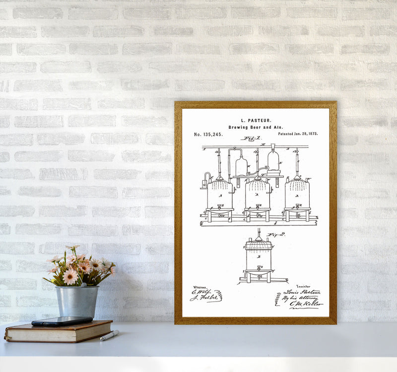 Brewing Beer Apparatus Patent Art Print by Jason Stanley A2 Print Only