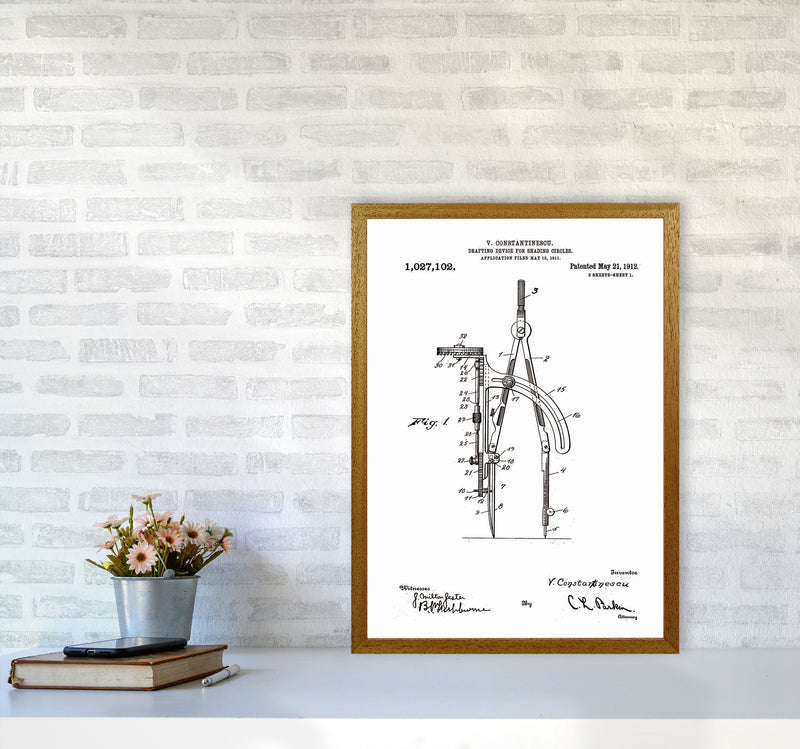 Drafting Device Patent Art Print by Jason Stanley A2 Print Only
