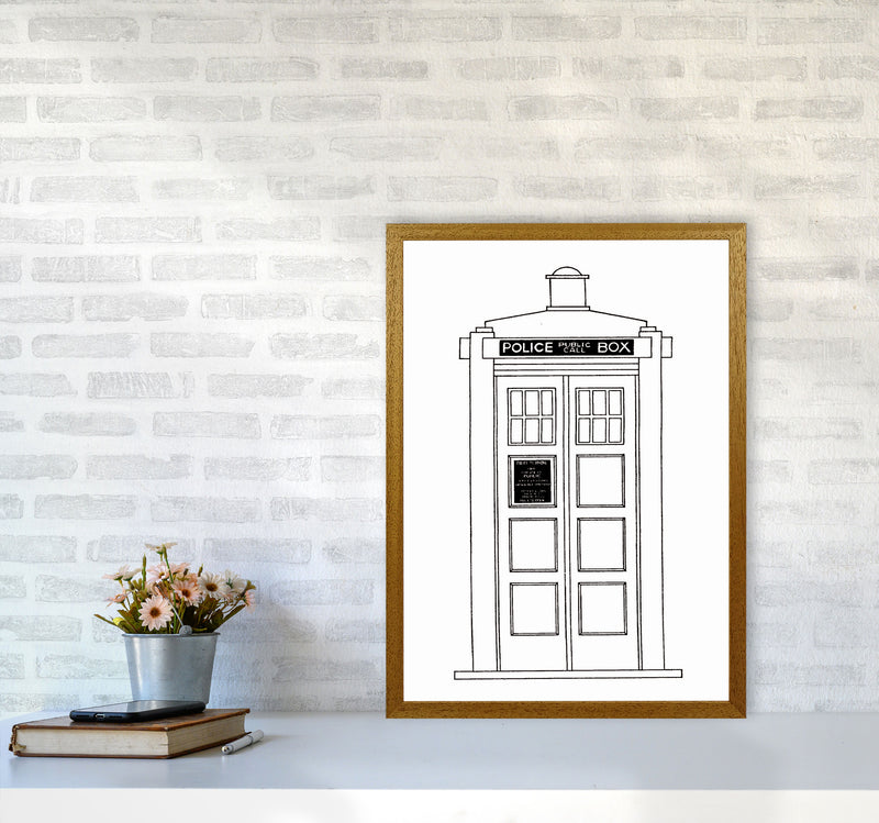 Police Call Box Patent Art Print by Jason Stanley A2 Print Only