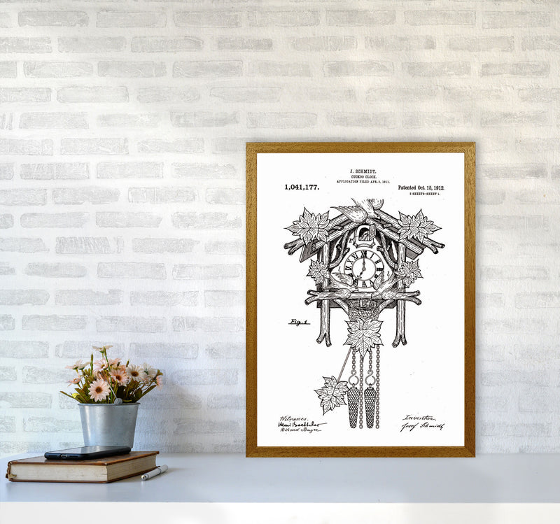 Cuckoo Clock Patent Art Print by Jason Stanley A2 Print Only