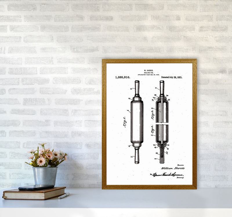 Rolling Pin Patent Art Print by Jason Stanley A2 Print Only