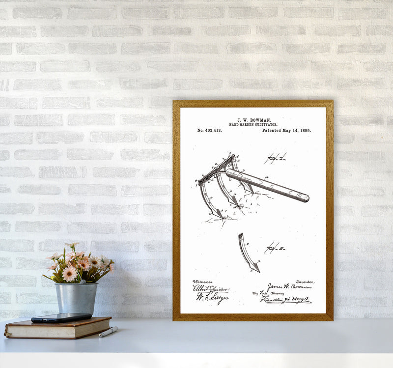Garden Tool Patent Art Print by Jason Stanley A2 Print Only