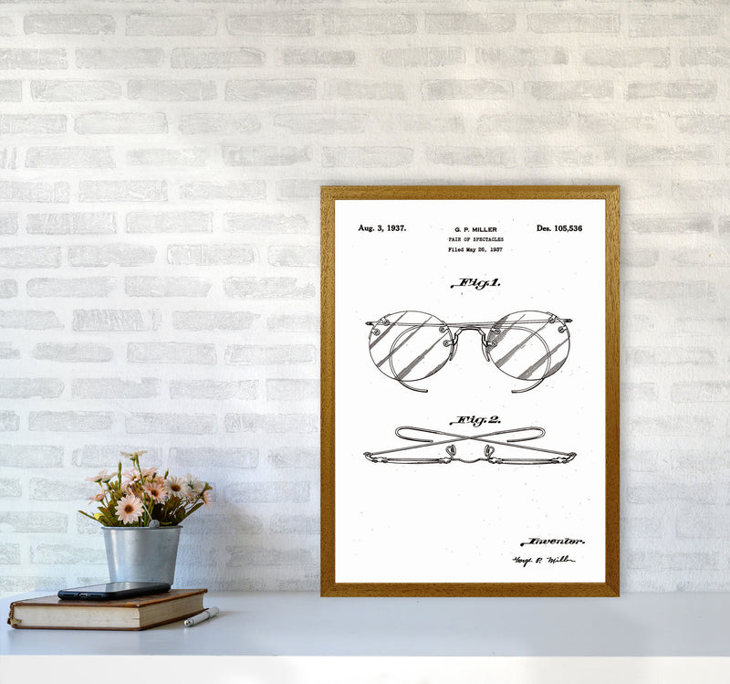 Spectacles Patent Art Print by Jason Stanley A2 Print Only