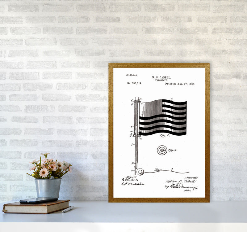 Flagstaff Patent Art Print by Jason Stanley A2 Print Only