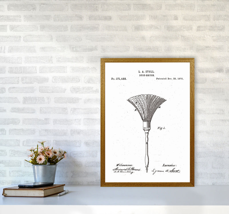 Dust Brush Patent Art Print by Jason Stanley A2 Print Only