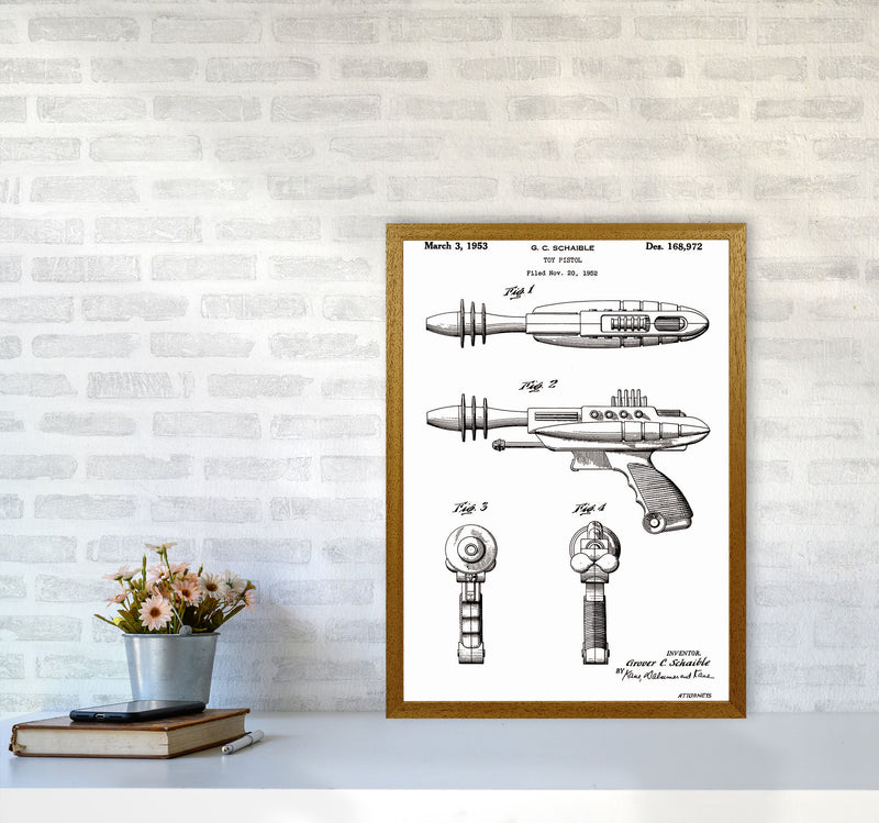 Ray Gun Patent Art Print by Jason Stanley A2 Print Only