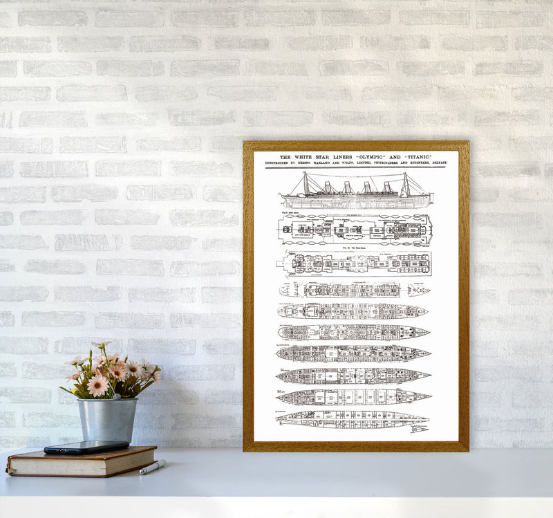 Titanic Patent Art Print by Jason Stanley A2 Print Only