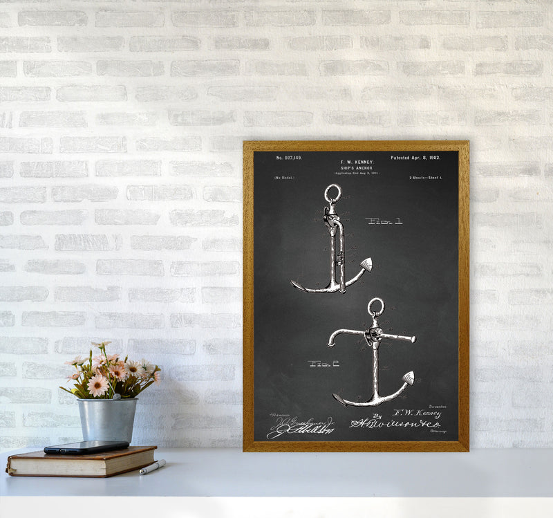 Anchor Patent 1 Art Print by Jason Stanley A2 Print Only