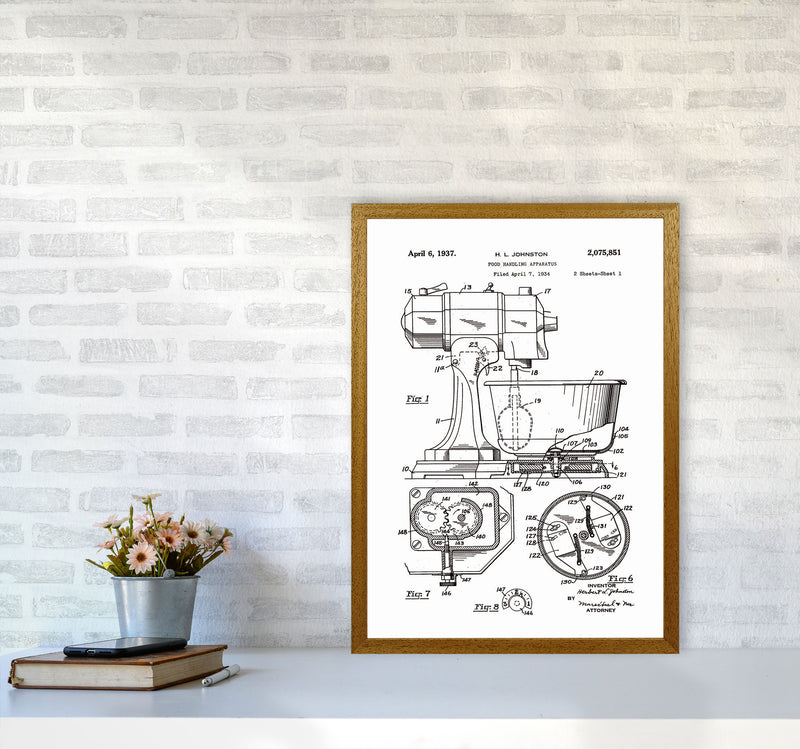 Mixer Patent Art Print by Jason Stanley A2 Print Only