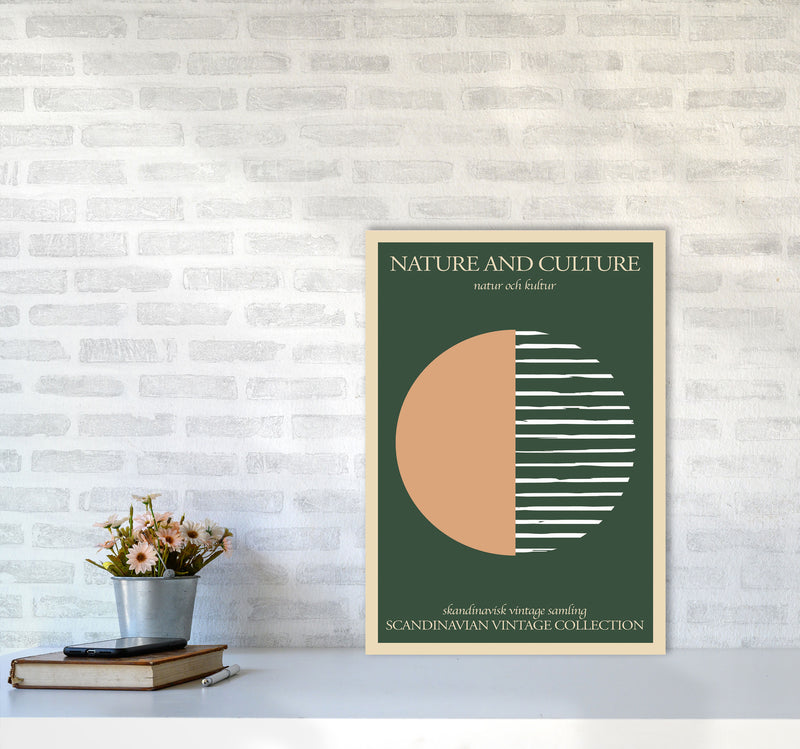 Nature And Culture Scandinavian Collection Art Print by Jason Stanley A2 Black Frame