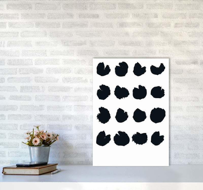 Minimal Geometric Series - 44 Art Print by Jason Stanley A2 Black Frame