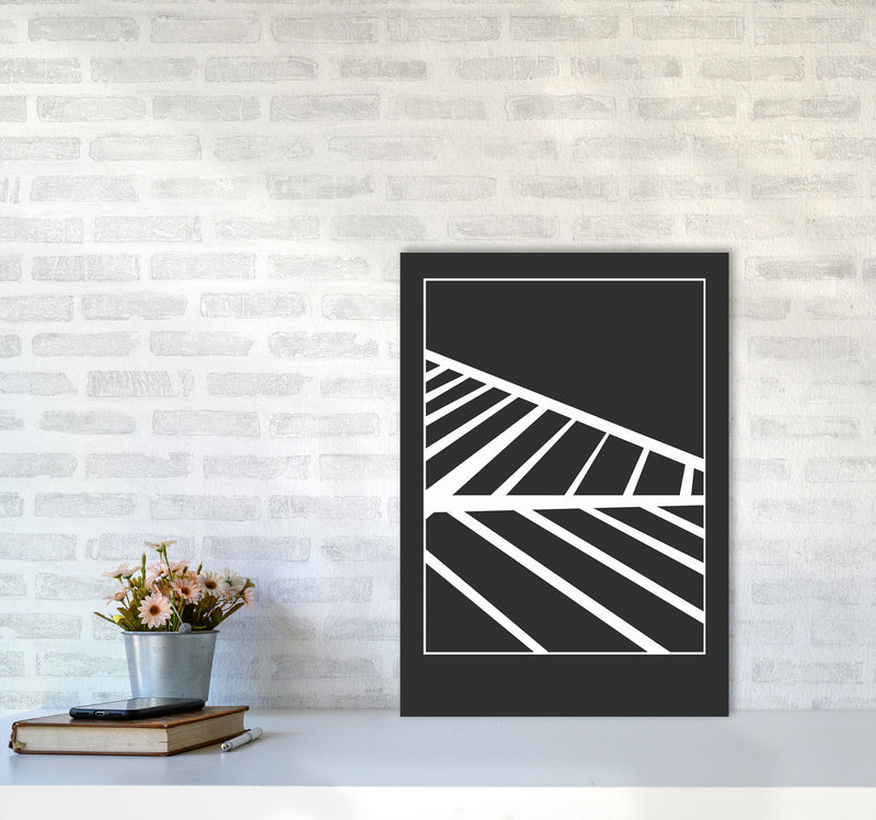 Minimal Geometric Series - 25 Art Print by Jason Stanley A2 Black Frame