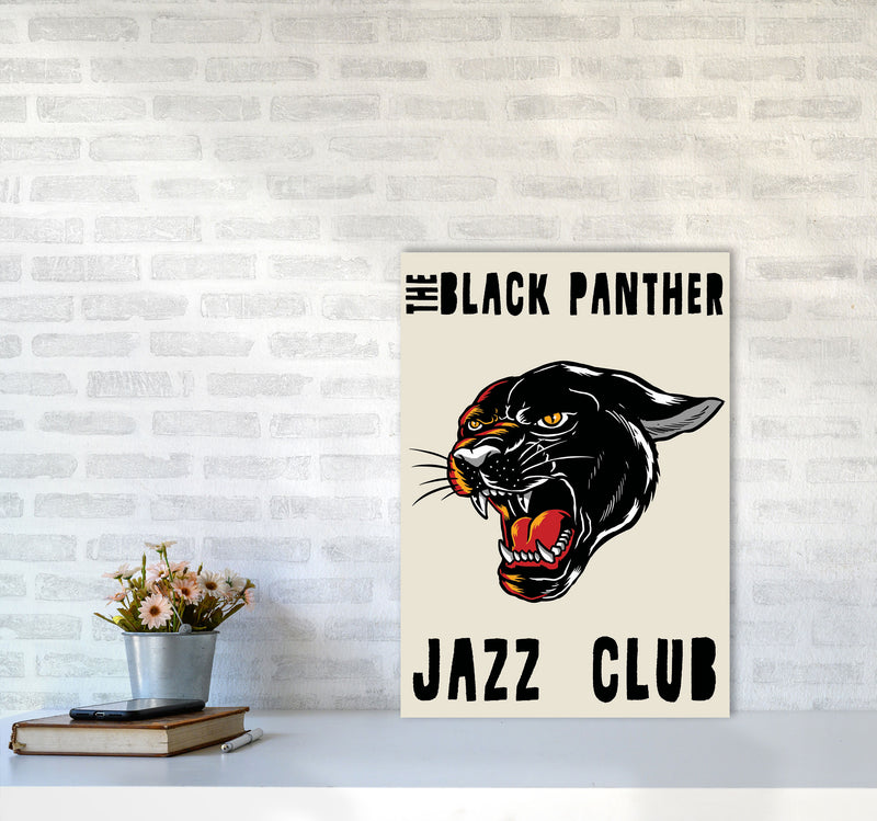 Black Panther Jazz Club II Art Print by Jason Stanley A2 Black Frame