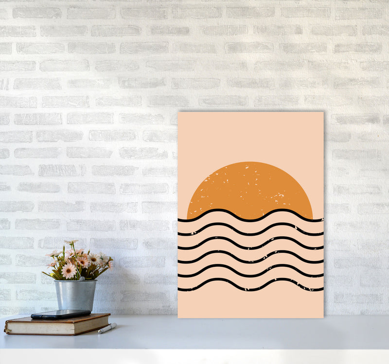 Everything Moves In Waves Art Print by Jason Stanley A2 Black Frame