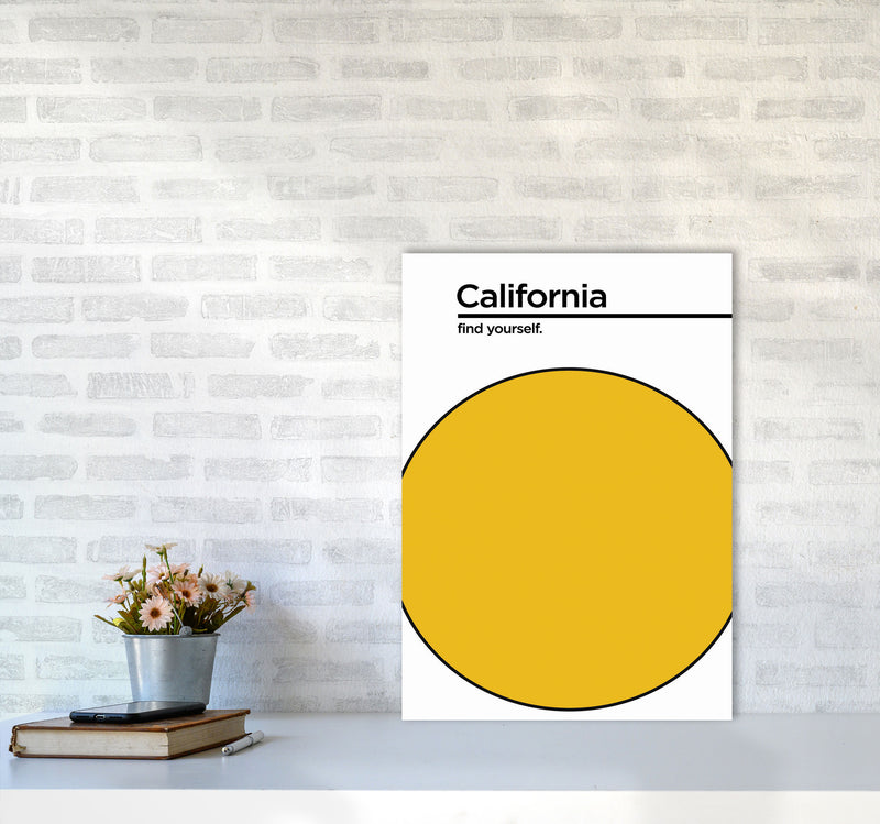 California Find Yourself Art Print by Jason Stanley A2 Black Frame