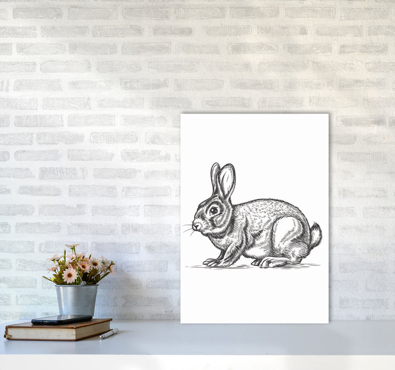 Watch Out For The Bunny Art Print by Jason Stanley A2 Black Frame
