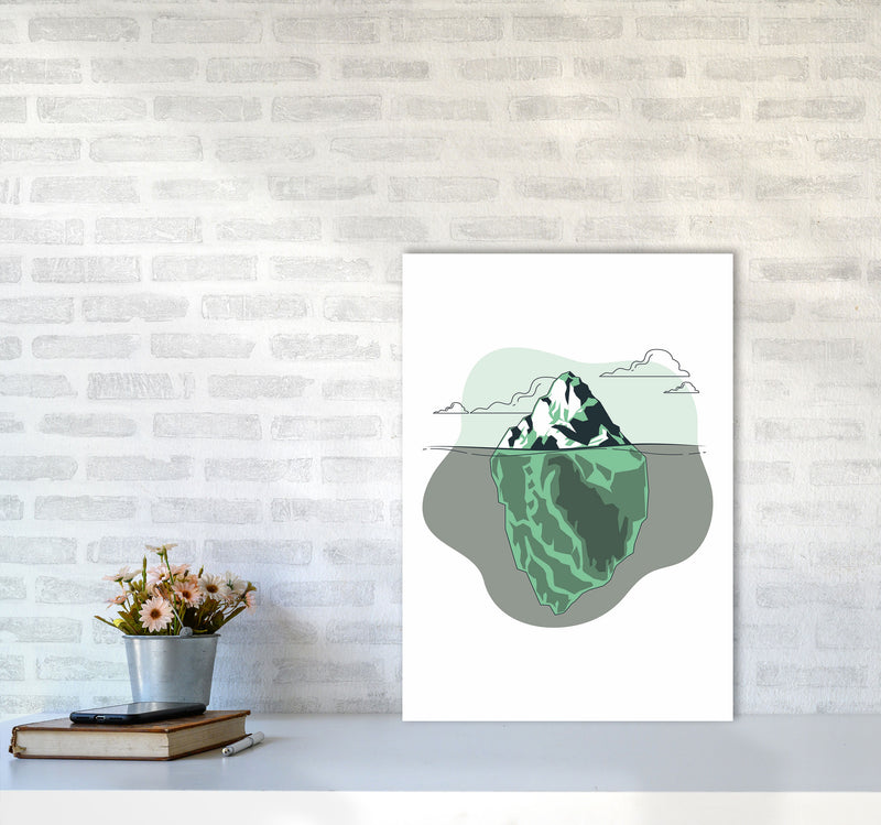 Iceberg Right Ahead Art Print by Jason Stanley A2 Black Frame