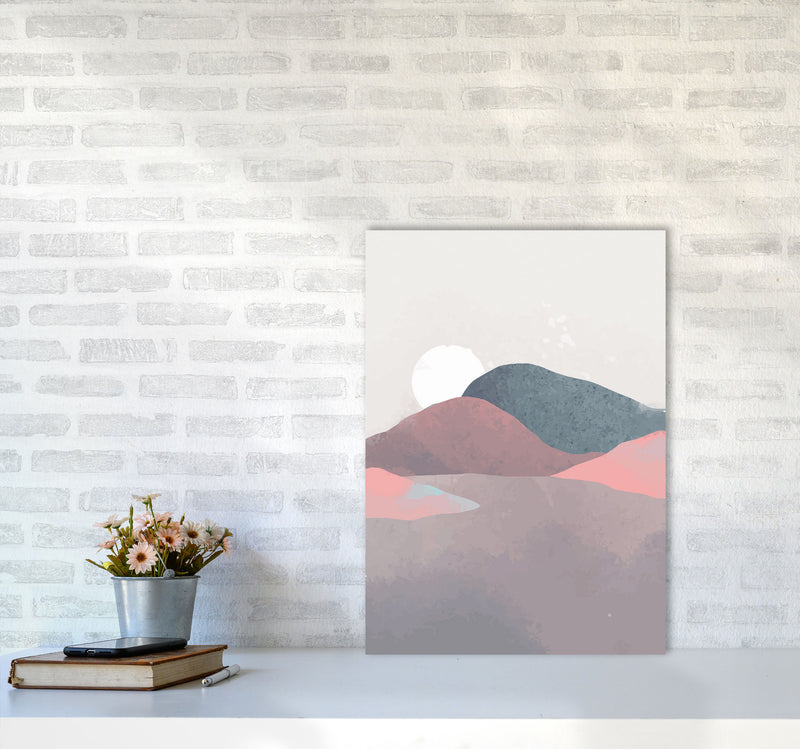 Minimal Landscape 3 Art Print by Jason Stanley A2 Black Frame