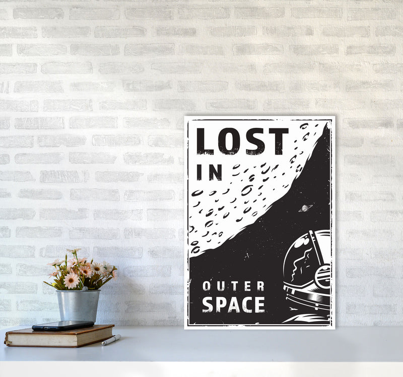 Lost In Outer Space Art Print by Jason Stanley A2 Black Frame