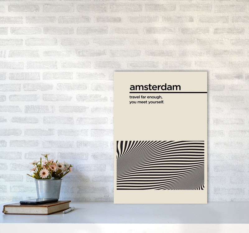 Amsterdam Travel II Art Print by Jason Stanley A2 Black Frame