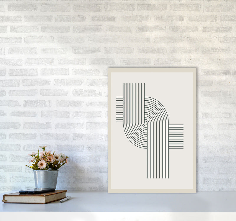 Modern Geometric 3 Art Print by Jason Stanley A2 Black Frame