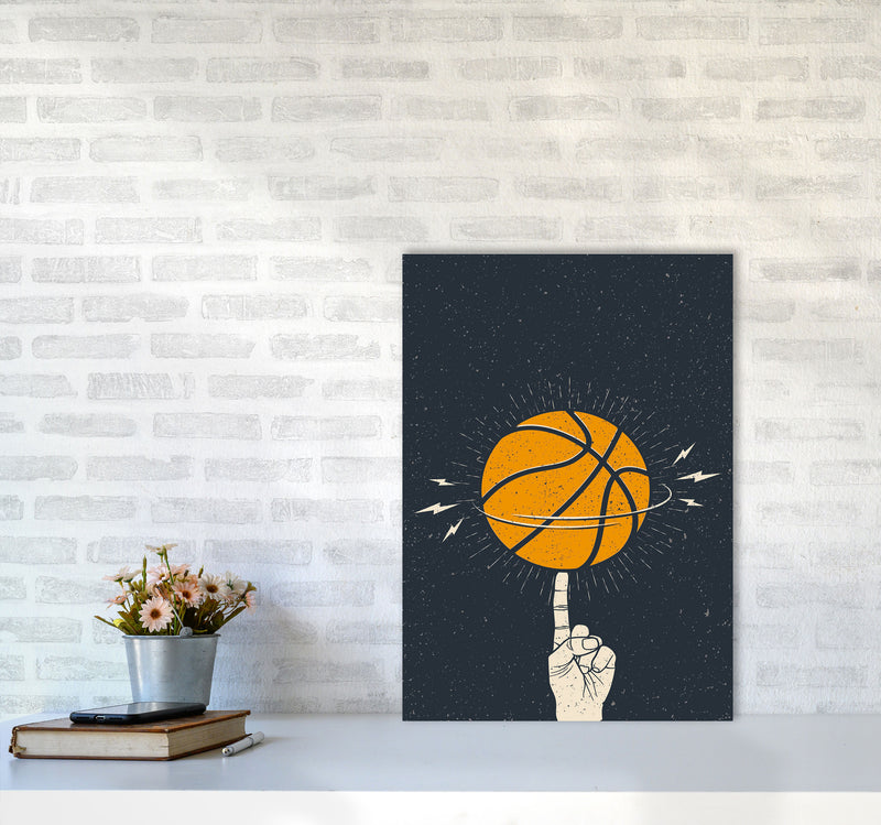 Basketball Is Fun Art Print by Jason Stanley A2 Black Frame