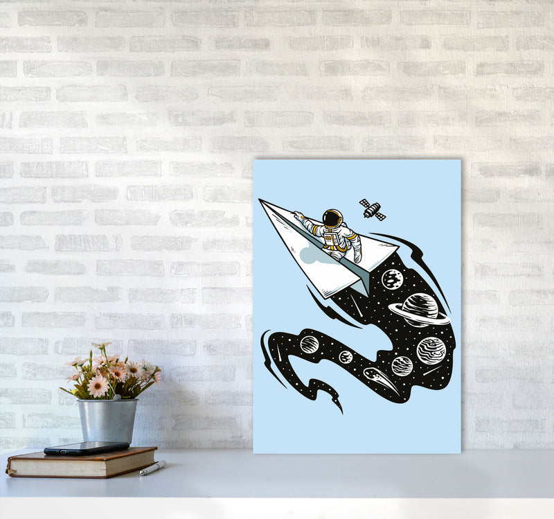 Flying Thru Space Art Print by Jason Stanley A2 Black Frame