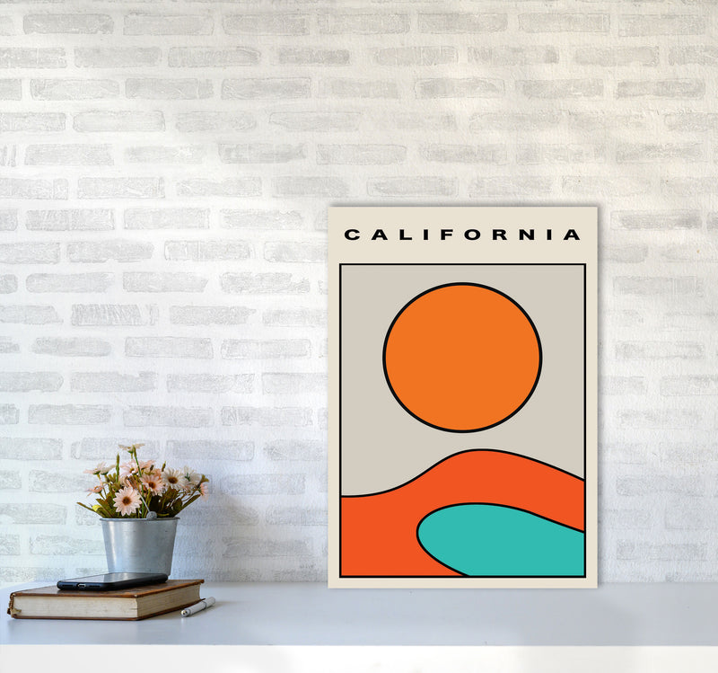 California Vibes! Art Print by Jason Stanley A2 Black Frame