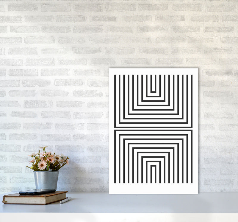 Pattern Series -3 Art Print by Jason Stanley A2 Black Frame