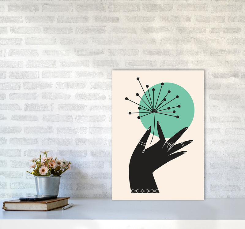 Abstract Hand II Art Print by Jason Stanley A2 Black Frame