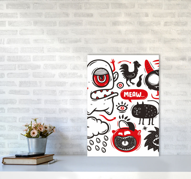 This Is A Doodle Art Print by Jason Stanley A2 Black Frame