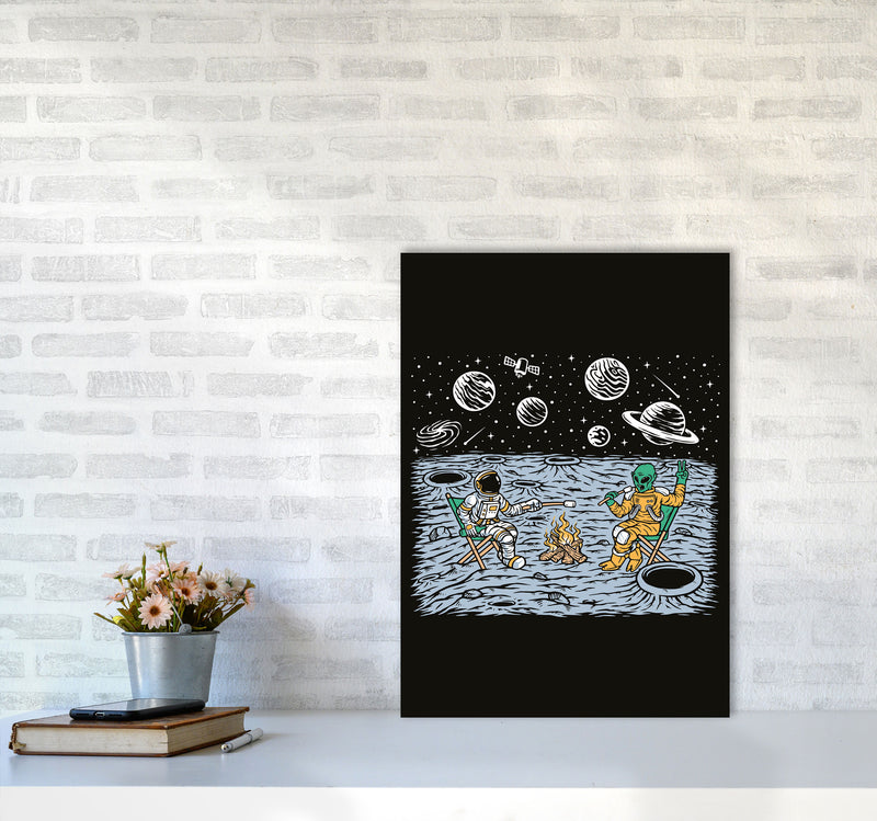 Space Camp Vibes Art Print by Jason Stanley A2 Black Frame