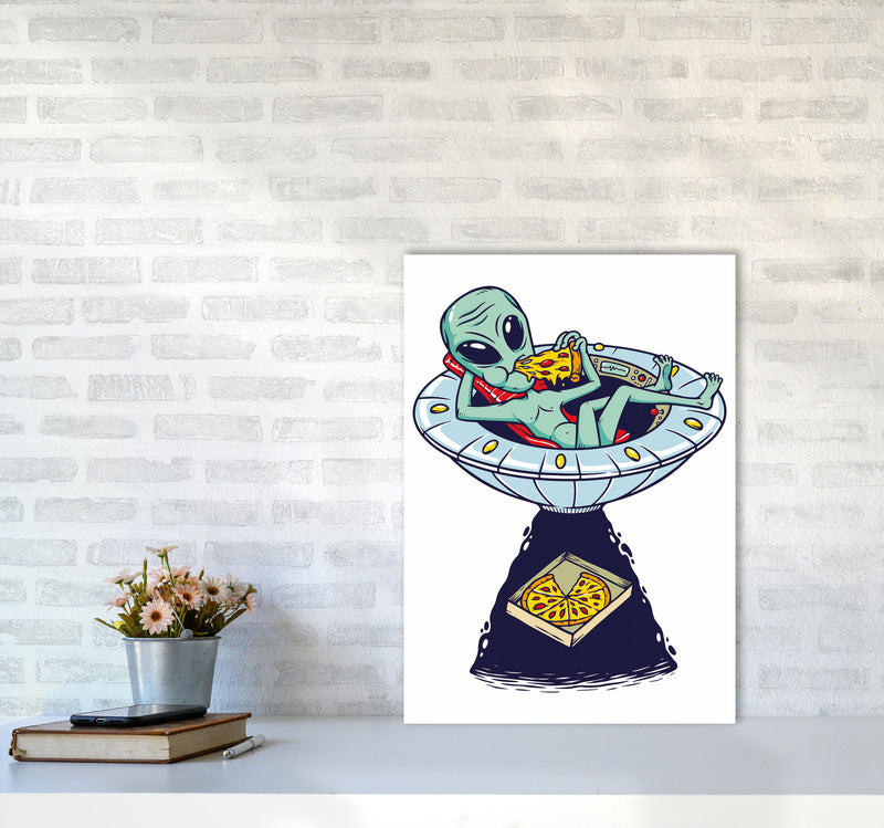 Delivery Please Art Print by Jason Stanley A2 Black Frame