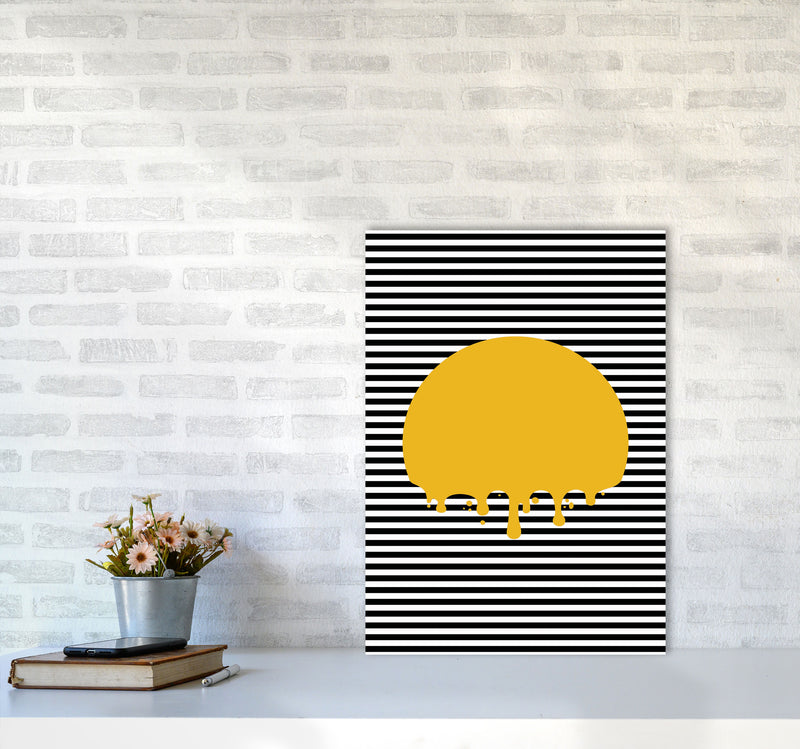 The Melting Sun Art Print by Jason Stanley A2 Black Frame