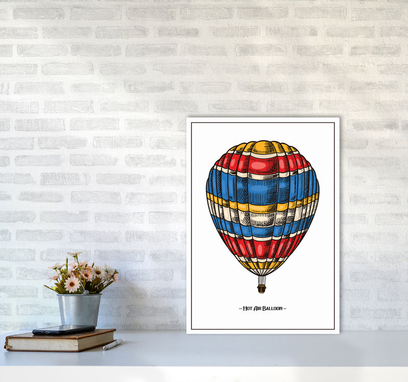 Hot Air Balloon Art Print by Jason Stanley A2 Black Frame