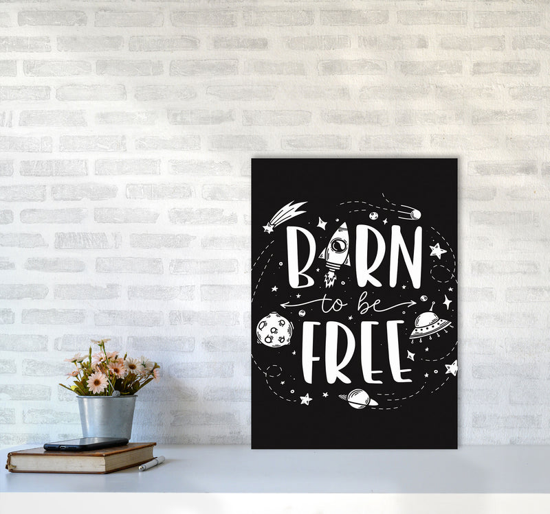 Born To Be Free Art Print by Jason Stanley A2 Black Frame