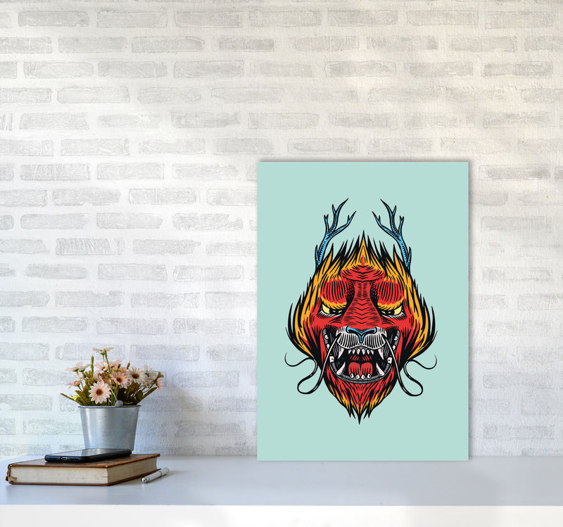 Chinese Dragon Art Print by Jason Stanley A2 Black Frame