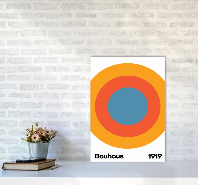 Bauhaus Circle Art Print by Jason Stanley A2 Black Frame