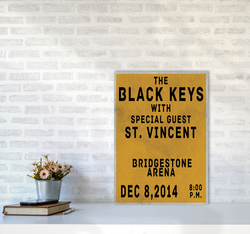 The Black Keys Art Print by Jason Stanley A2 Black Frame