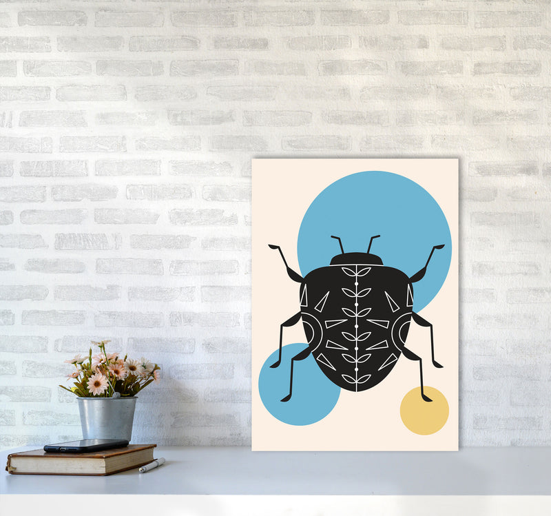 Lonely Beetle Art Print by Jason Stanley A2 Black Frame