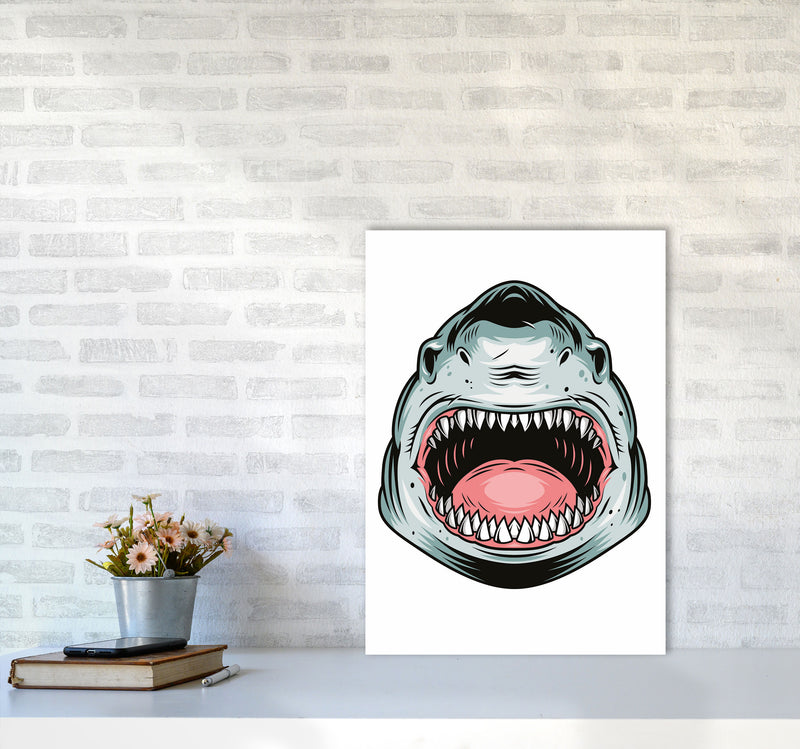 Sharkboy5000 Art Print by Jason Stanley A2 Black Frame