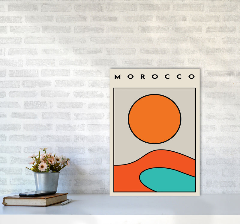 Morocco Vibe Art Print by Jason Stanley A2 Black Frame