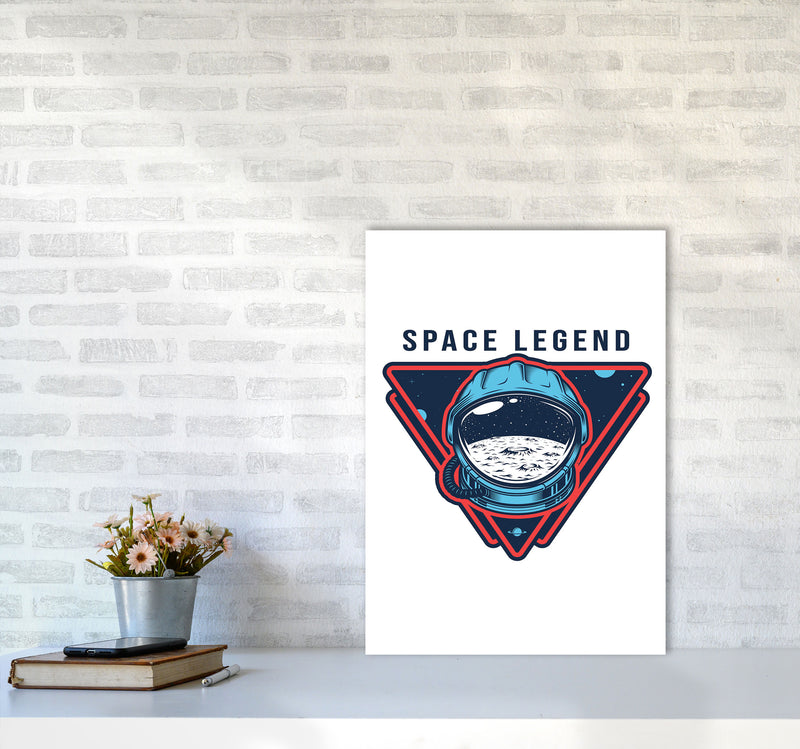 Space Legend Art Print by Jason Stanley A2 Black Frame