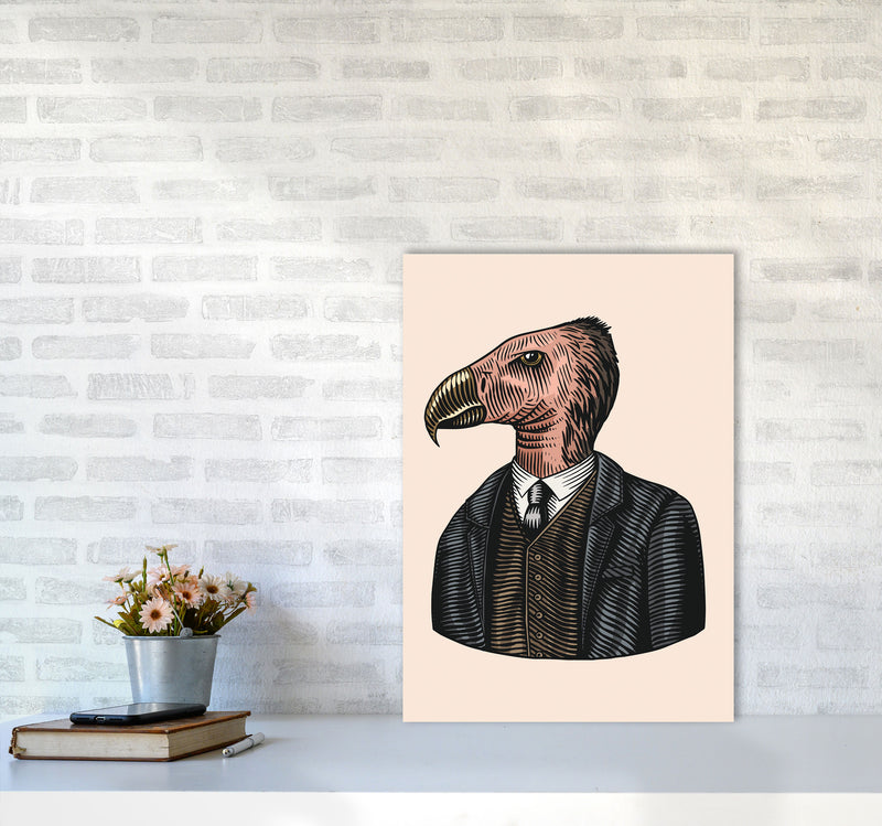 Mr. Condor Art Print by Jason Stanley A2 Black Frame