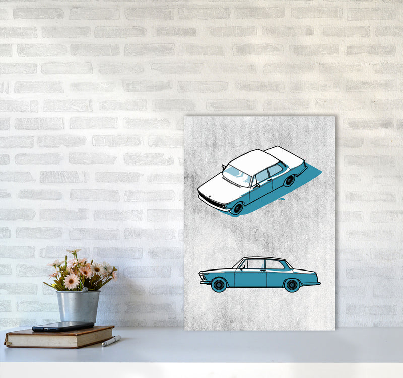 Minimal Car Series I Art Print by Jason Stanley A2 Black Frame