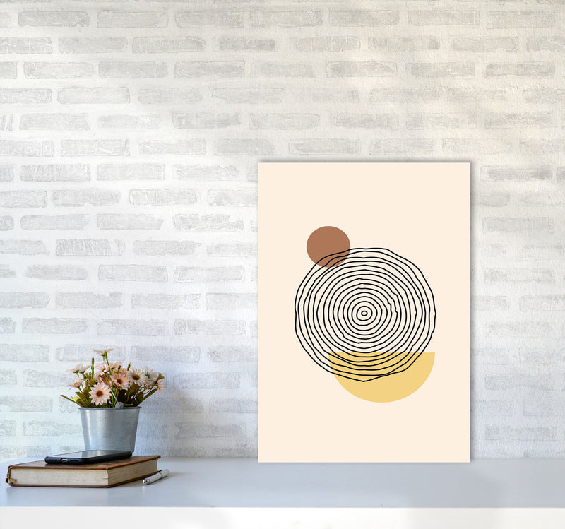 Geometric Abstract Shapes III Art Print by Jason Stanley A2 Black Frame