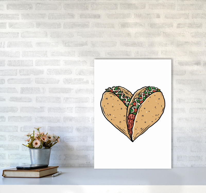 Tacos Are Life Art Print by Jason Stanley A2 Black Frame