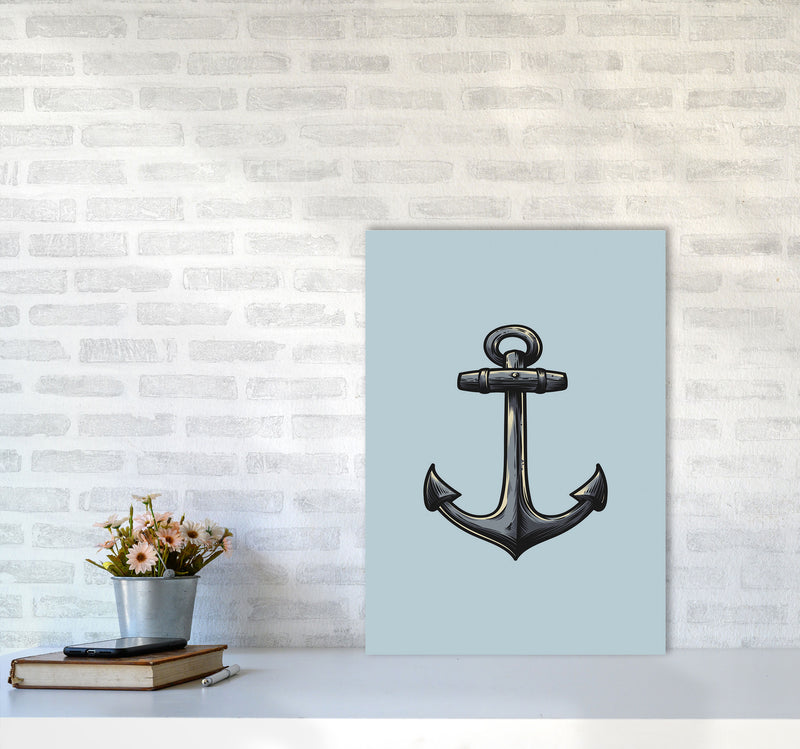 Ship's Anchor Art Print by Jason Stanley A2 Black Frame